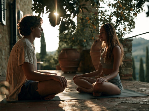 Yoga di Coppia in Toscana