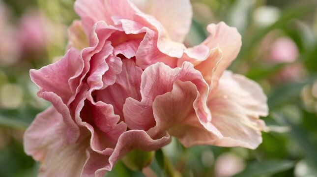Pink Carnation Flower Close-up Nature Photography