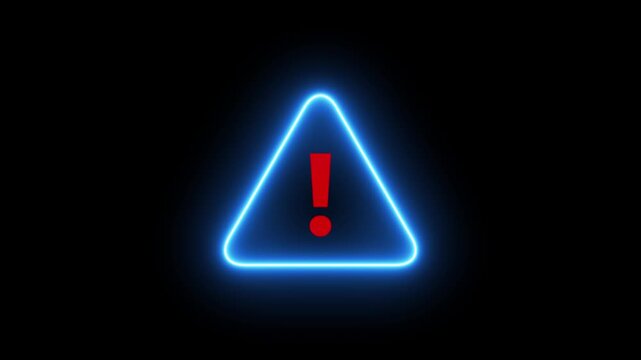 Online payment failure and warning alert concept. Digital finance problems, cyber threats, unstable payment system. Motion graphics of failure payment idea.