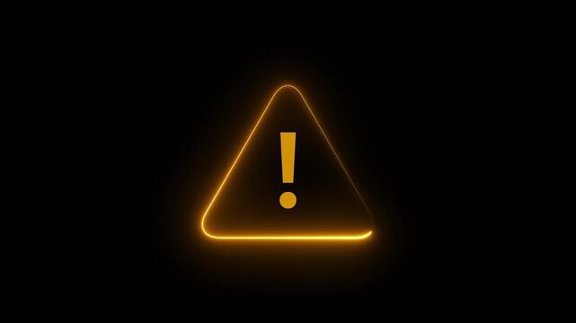 Online payment failure and warning alert concept. Digital finance problems, cyber threats, unstable payment system. Motion graphics of failure payment idea.