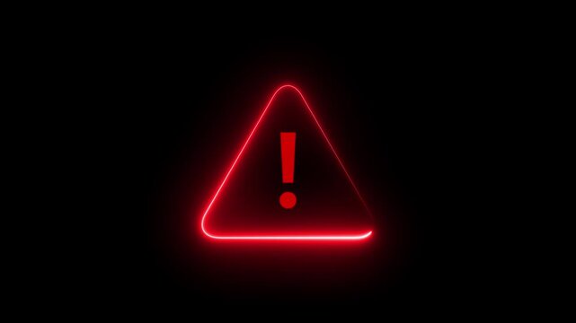 Online payment failure and warning alert concept. Digital finance problems, cyber threats, unstable payment system. Motion graphics of failure payment idea.