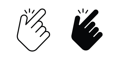 Obraz premium Easy icon symbol set in black and white. EPS10