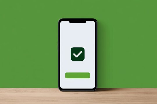 Two factor authentication OTP security verification mobile concept