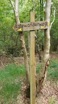 Wegweiser ''Estewanderweg''