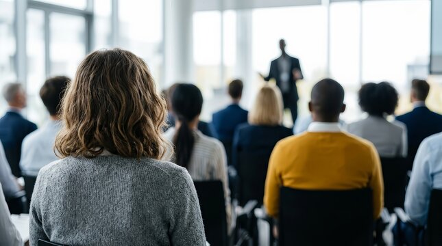 Business learning and conference planning session featuring expert speakers and employee training.