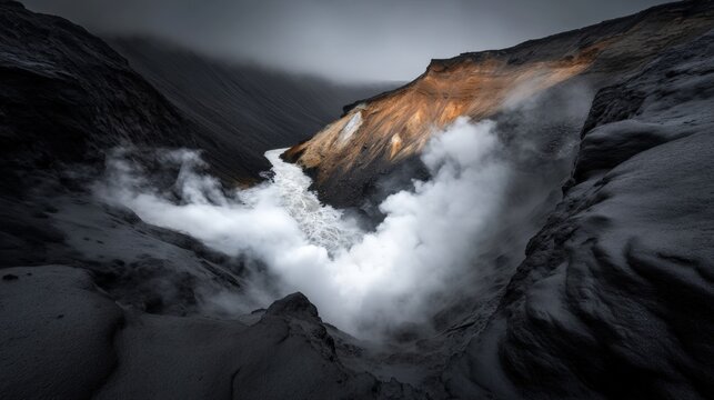 Majestic Volcanic Landscape
