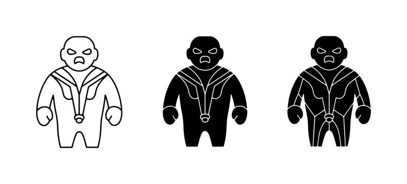 Alien Icons, Monster Graphics, Sci-Fi Character Vector Set
