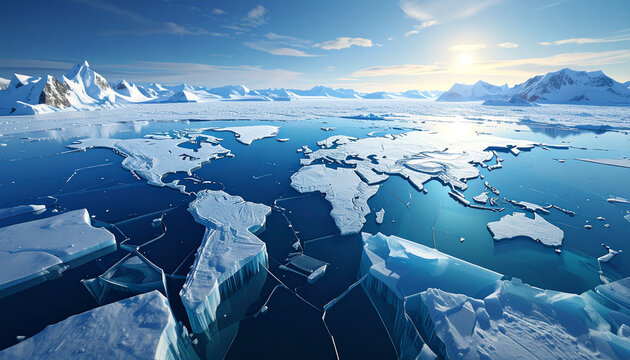 Arctic landscape of the world