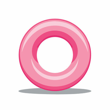 Pink Inflatable Swim Ring