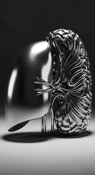 Close up black and white zebra portrait head detail.
