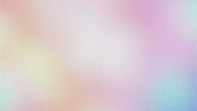 Dreamy pastel gradient background, soft ethereal texture, delicate iridescent color blend, subtle grain effect for serene design 4K grainy texture Background