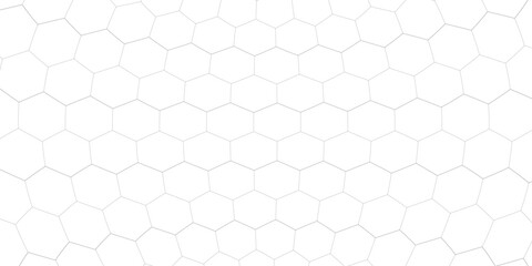 Fishing or soccer net. Repeated hexagon pattern. Black wired mesh texture isolated on white background. Metallic or fabric fence, cage or lattice structure. Vector graphic Illustration. © Musrifah