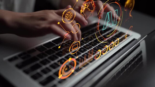 AI Assistant Brain Processor with LLM Technology, Big Data, Machine Learning, Generative AI for Business Support, Future Agentic AI Technology and Artificial Intelligence Prompt Engineering. Thunk