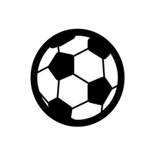 Fototapeta premium Soccer (football) ball on white background