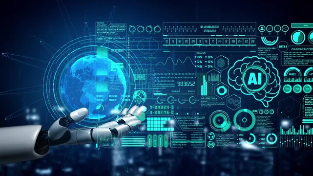 AI Assistant Brain Processor with LLM Technology, Big Data, Machine Learning, Generative AI for Business Support, Future Agentic AI Technology and Artificial Intelligence Prompt Engineering. Thunk