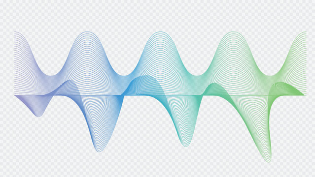 Rainbow Gradient Audio Waveform Equalizer Music Tech Background