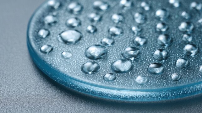 Close-up view of hydrogel ECG pad designed for wearable heart failure monitor technology