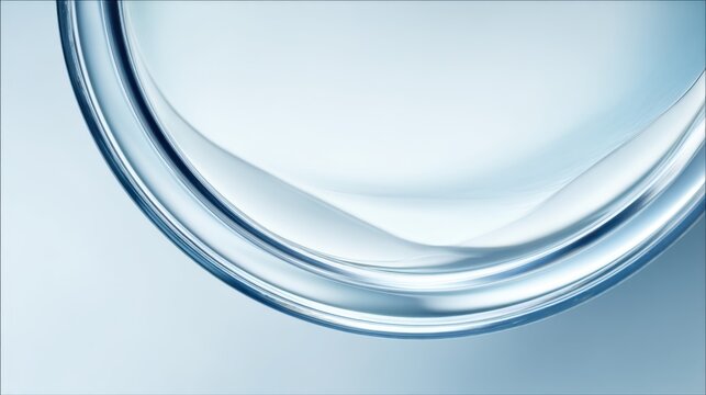 Macro view of clear cornea after LASIK with visible flap edge and smooth surface