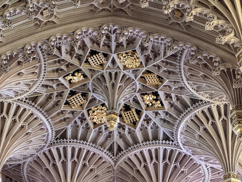 Henry VII Chapel interior With Fan Vaulting, Westminster Abbey,