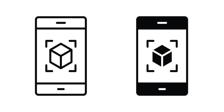 Ar apps icon or symbol set