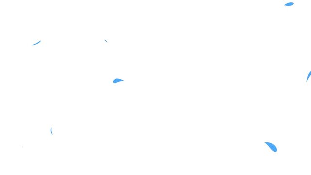 Green screen liquid water transition video