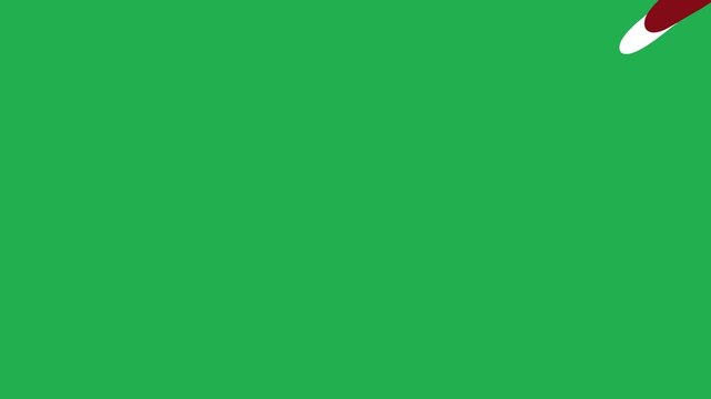 Green screen liquid water transition video
