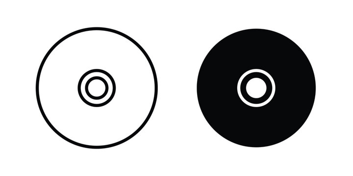 DVD icon or symbol set