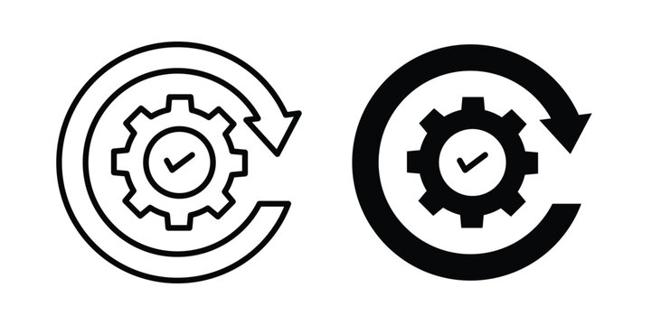 Implementation icon or symbol set