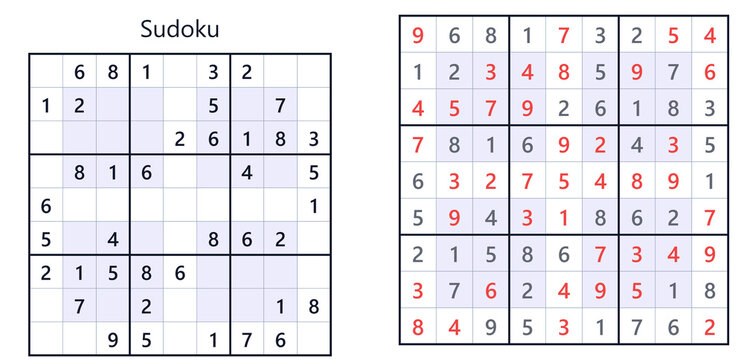 sudoku_hyper_easy puzzles with completed and blank grids for solving  