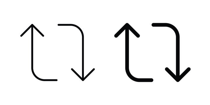 Repost icon or symbol set