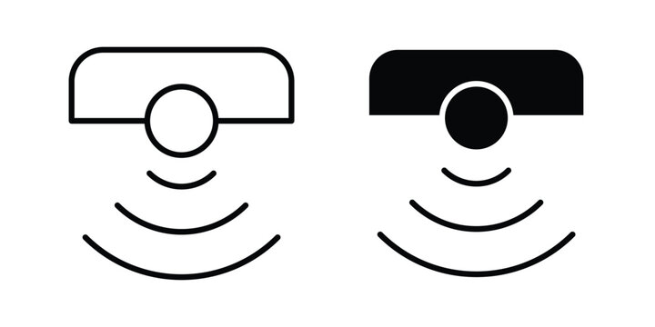 Sensor icon or symbol set