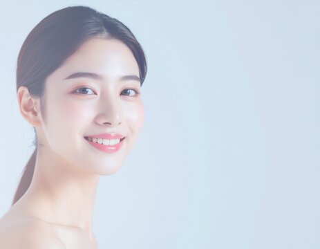 美しい肌の女性、こぴぴースペース