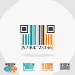 Obraz premium Barcode Scanner Code Label Symbol.
