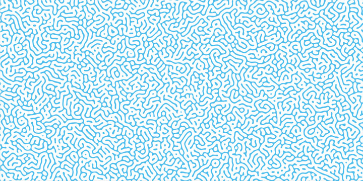 Monochromatic sky blue algorithm lines over white background for creative illustration