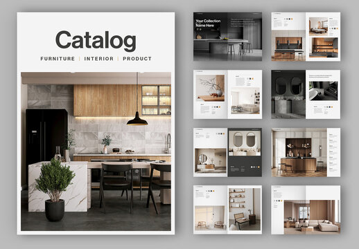 Interior Design Catalog Layout
