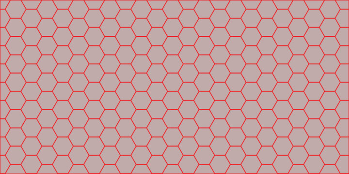 Modern Pastel Pink Hexagon Polygon Vector Background with Seamless Geometric Patterns, Minimalist Layout, Clean Lines, Trendy Abstract Design