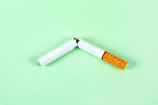 Broken Cigarette closeup