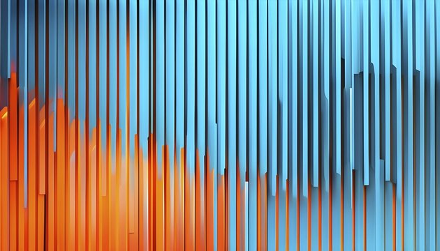 Dynamic abstract digital artwork showcasing a series of vertical lines in varying shades, creating a modern and sleek visual texture, AI generated