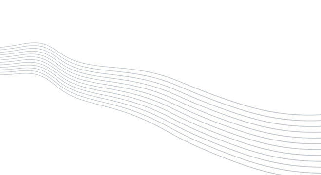 Abstract wave lines, minimalist background, wavy pattern, geometric design, white and gray vector illustration