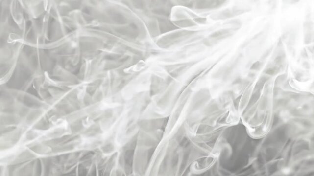 Smoke swirling in the air.