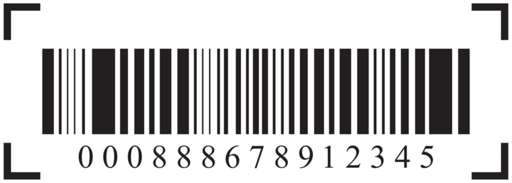Label strip goods for line funny scan and barcode halftone isbn.  Product Barcode Scanner Icon Set for Ecommerce Retail and Warehouse Use. EPS 10.