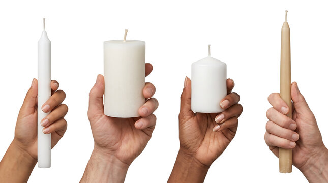 Four hands holding different types of white isolated on white background, png transparent set, bundle collection, products festive celebration, event festival 2026, 2027 2028 download