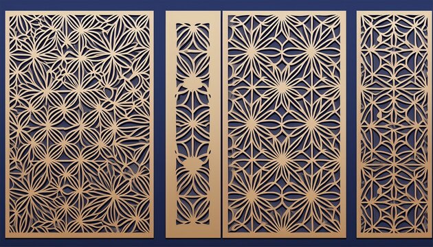 laser cut pattern bundle for modern design needs