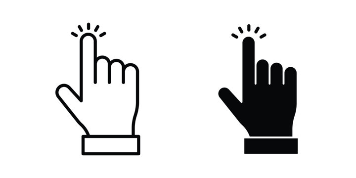 Clicking finger icon