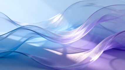 Fototapeta premium Abstract flowing ribbons of light