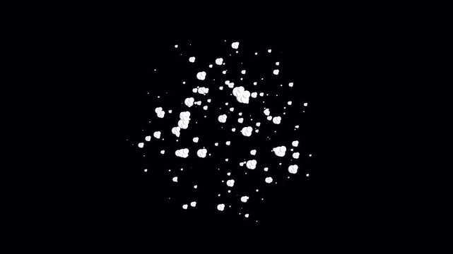 2d smoke vfx transparent backgorund with alpha channel