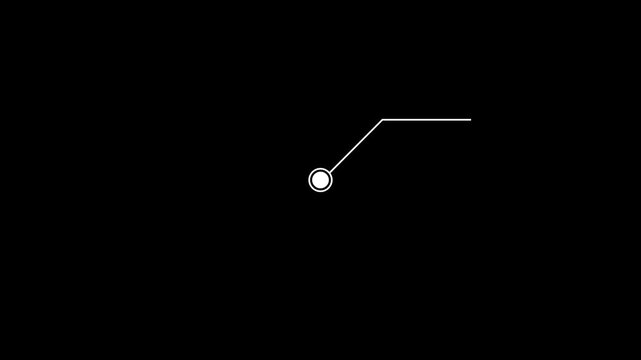 Adobe After Effects 8.0 Key frame Data animated on black background 4k video animation.