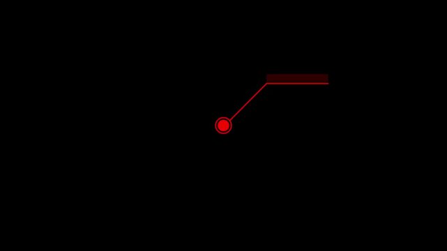Adobe After Effects 8.0 Key frame Data animated on black background 4k video animation.