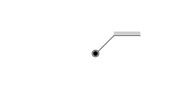 Adobe After Effects 8.0 Key frame Data animated on white background 4k video animation.