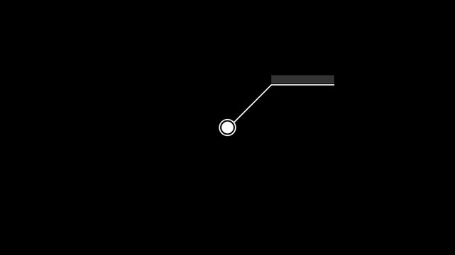 Adobe After Effects 8.0 Key frame Data animated on black background 4k video animation.